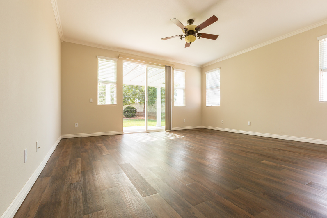 Room with Finished Wood Floors